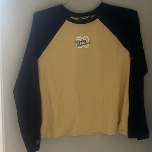 Harley Davidson yellow/gold and black long sleeve XL T-shirt.